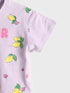 LC Waikiki Crew Neck Printed Short Sleeve Baby Girl T-Shirt